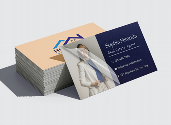 Premium Soft Touch Business Cards - Independent Realtor