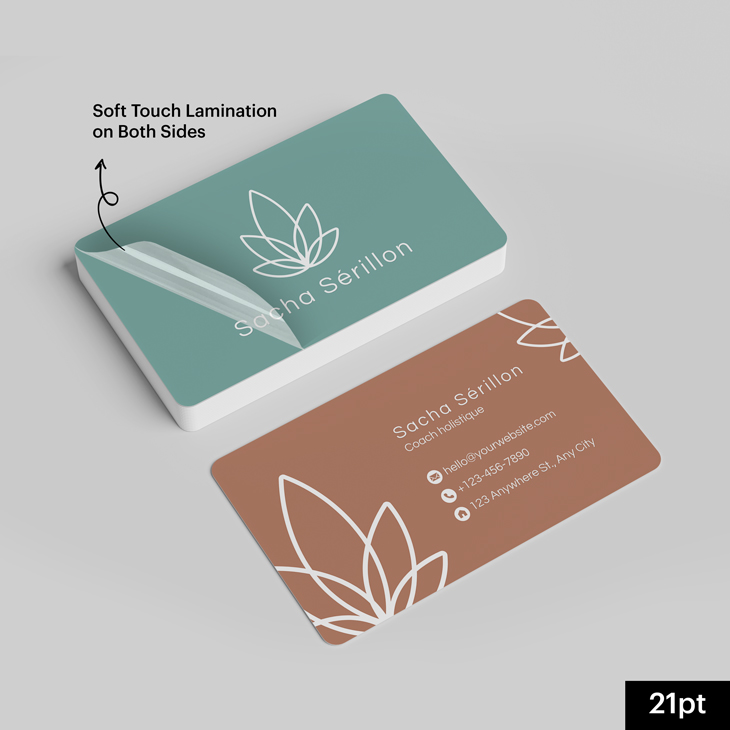 Premium Soft Touch (Suede) Business Cards