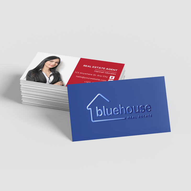 Raised Spot UV Business Cards