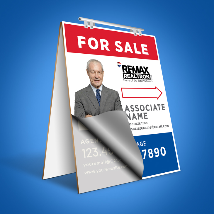 Sandwich Boards Reface and Handle Replace - REMAX REALTRON