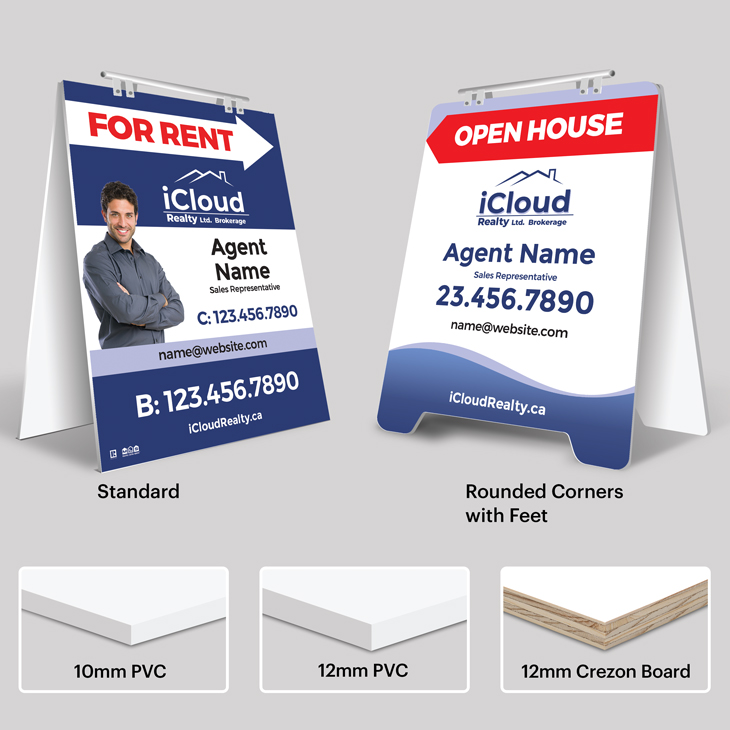 iCloud Realty Sandwich Boards (Standard)