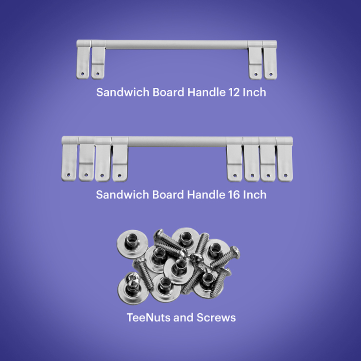 Sandwich Board Handles - Right at Home