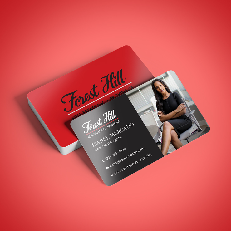 Semi Gloss Business Cards - Forest Hill