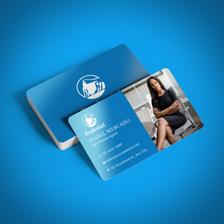 Prudential Semi Gloss Business Cards Semi Gloss Business Cards - Prudential