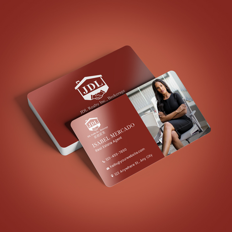 Semi Gloss Business Cards - JDL