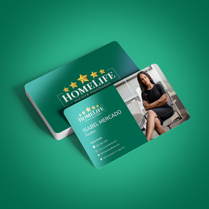 Semi Gloss Business Cards - HomeLife