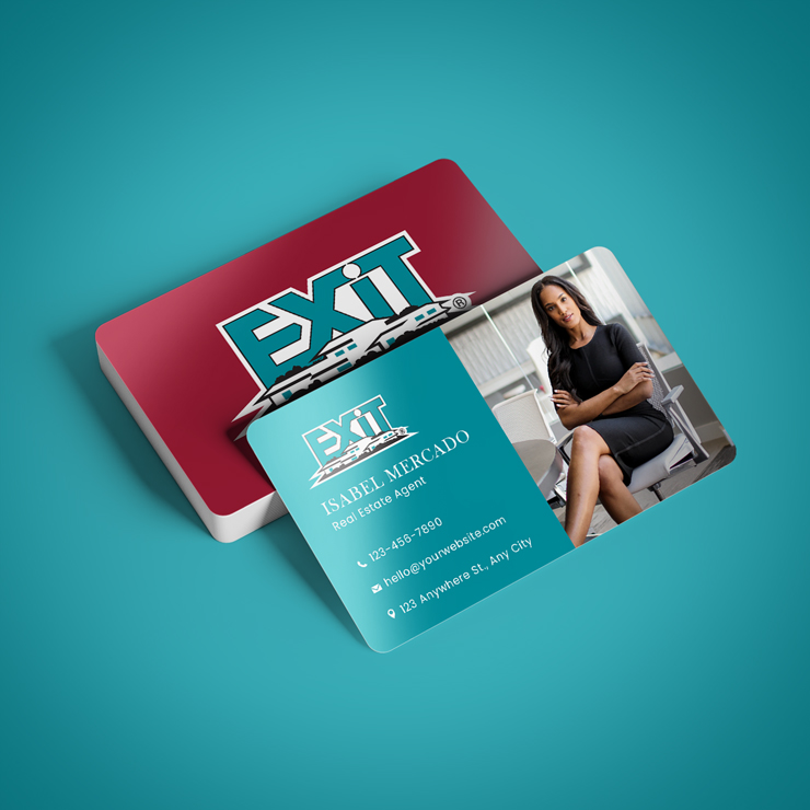 Semi Gloss Business Cards - Exit Realty