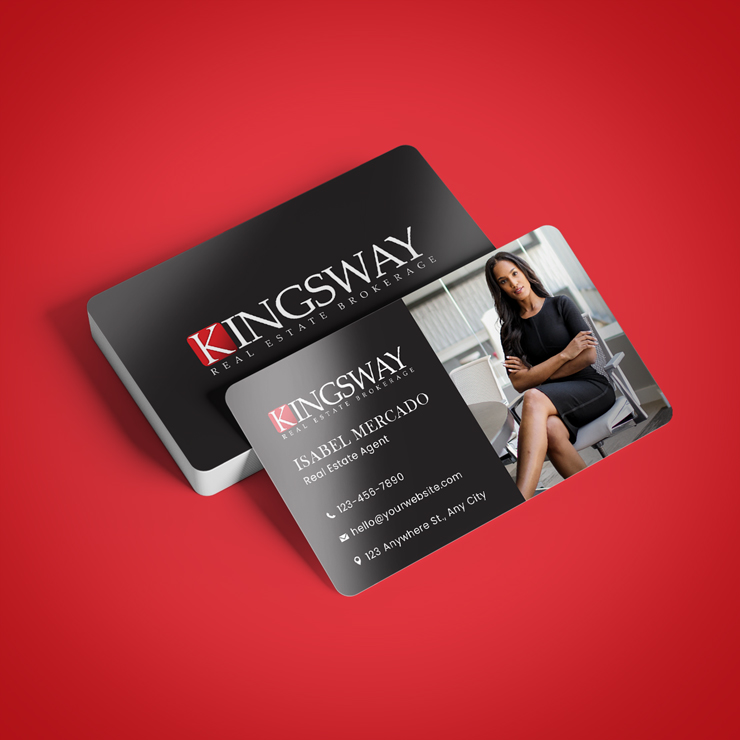Semi Gloss Business Cards - Kingsway