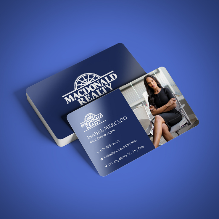 Semi Gloss Business Cards - Macdonald Realty