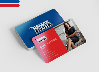 Semi Gloss Business Cards - REMAX REALTRON