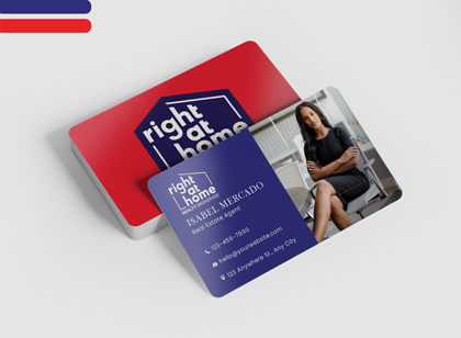 Right at Home Semi Gloss Business Cards Semi Gloss Business Cards - Right at Hom