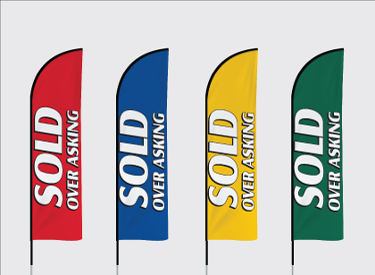 Sold Over Asking Stock Flags - ButterflyGP