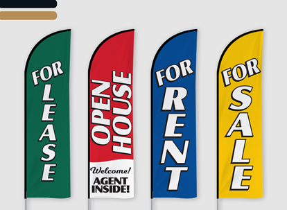 Stock Feather Flags - Zoocasa