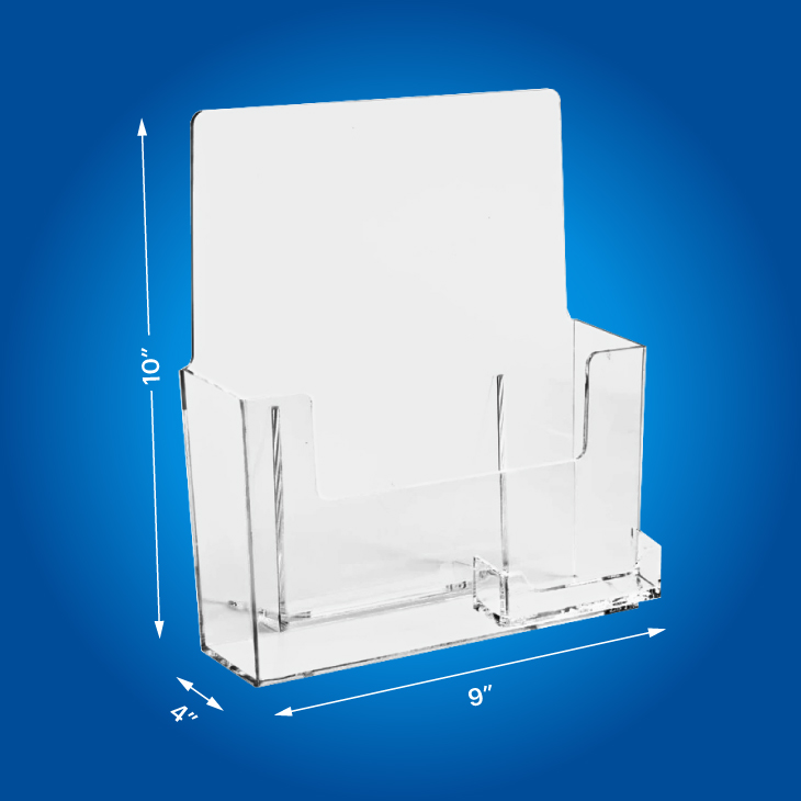 Brochure-Holder-with-Business-Card-Pocket-1