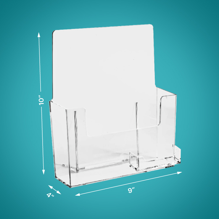 Brochure-Holder-with-Business-Card-Pocket-1