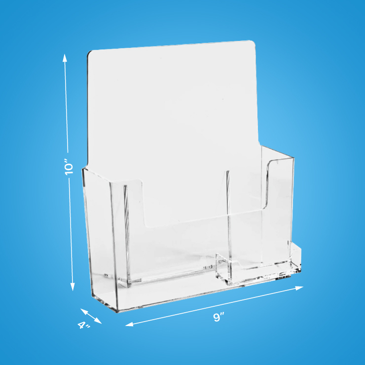 Brochure-Holder-with-Business-Card-Pocket-1