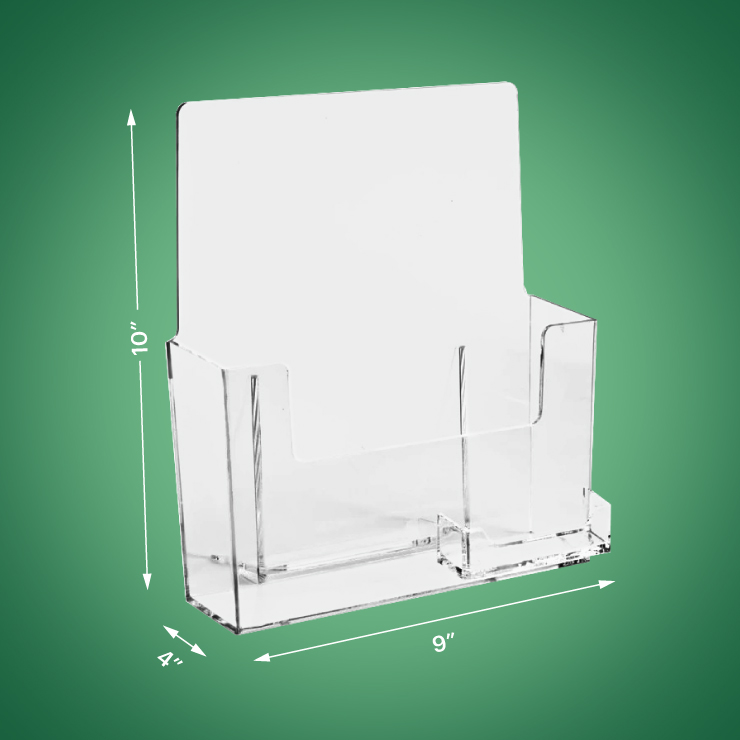 Brochure-Holder-with-Business-Card-Pocket-1