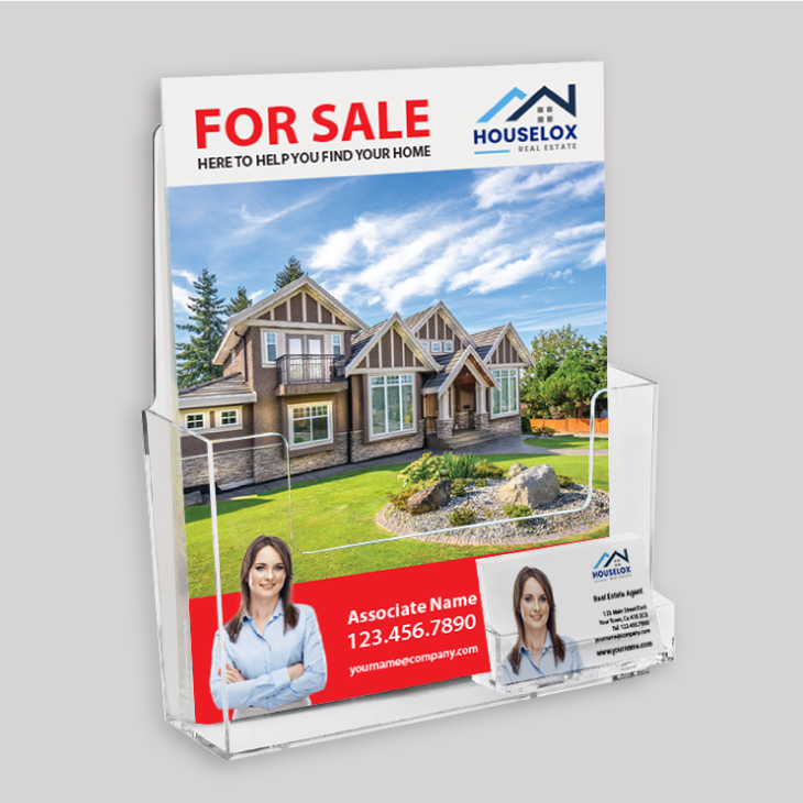 Feature Sheet Holder with Business Card Pocket 1