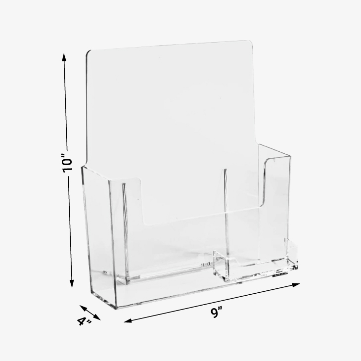 Brochure-Holder-with-Business-Card-Pocket-730-Size