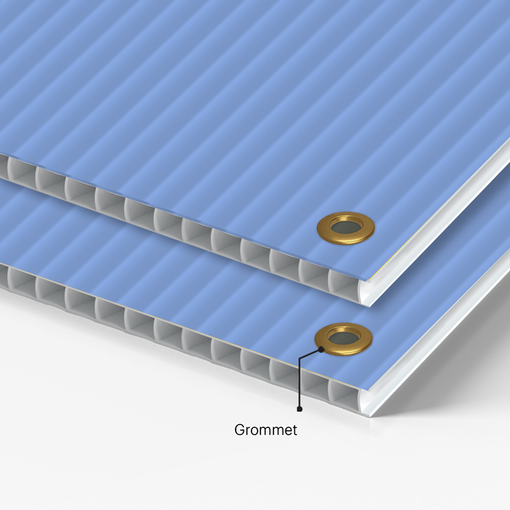 Coroplast-10mm-Grommet