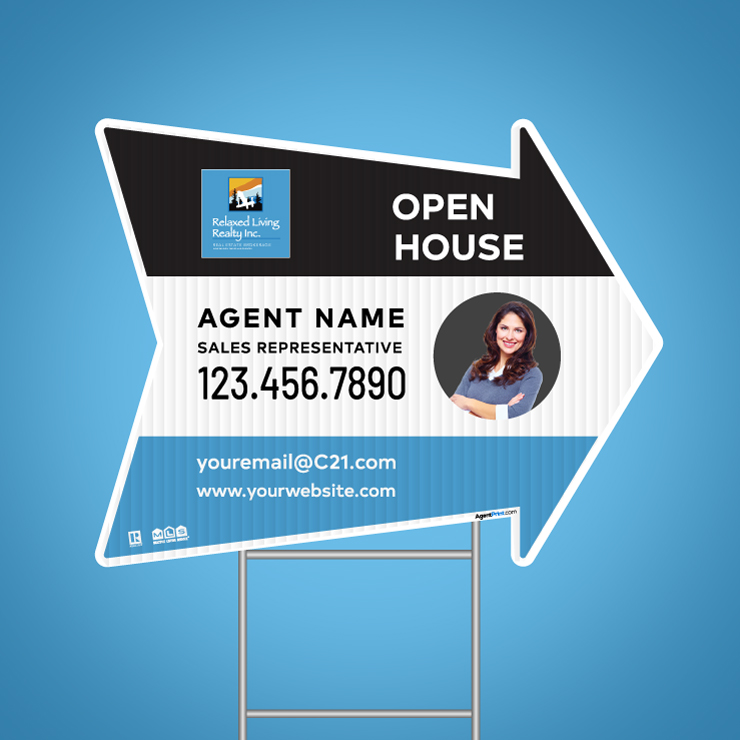 Relaxed Living Realty Inc. Directional Signs 3
