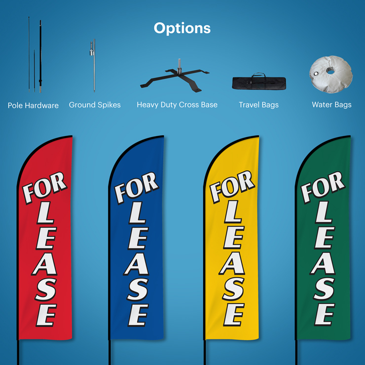 NU STREAM Stock Feather Flags 1