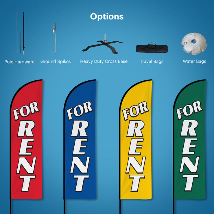 NU STREAM Stock Feather Flags 2
