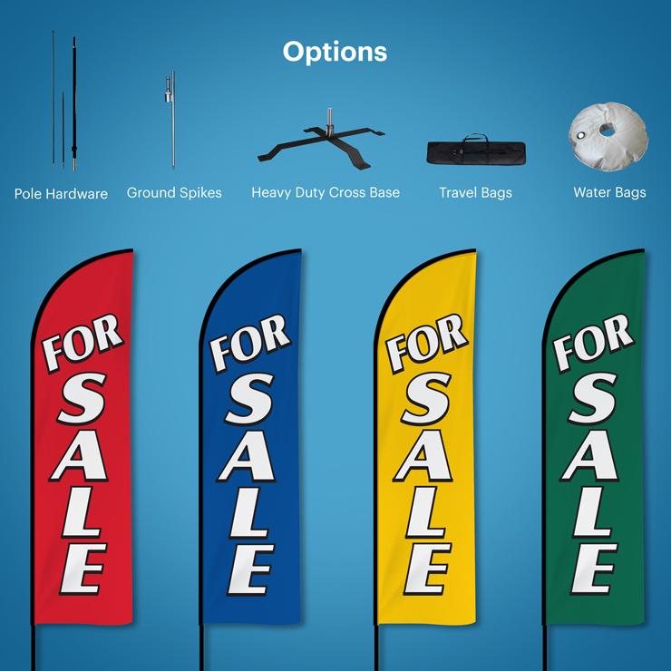 NU STREAM Stock Feather Flags 3