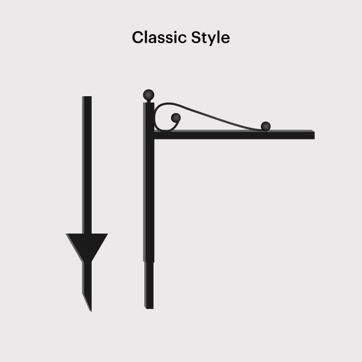 Metal-post-Classic-Style