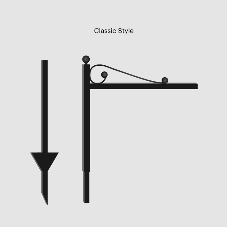 Metal-post-Classic-Style