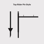 Metal-post-Top-Rider-Pin-Style