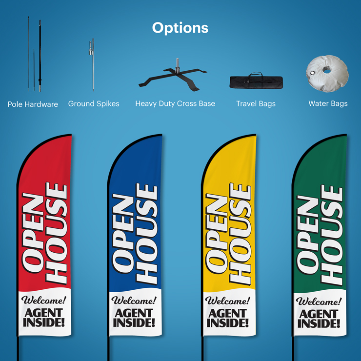 NU STREAM Stock Feather Flags 4
