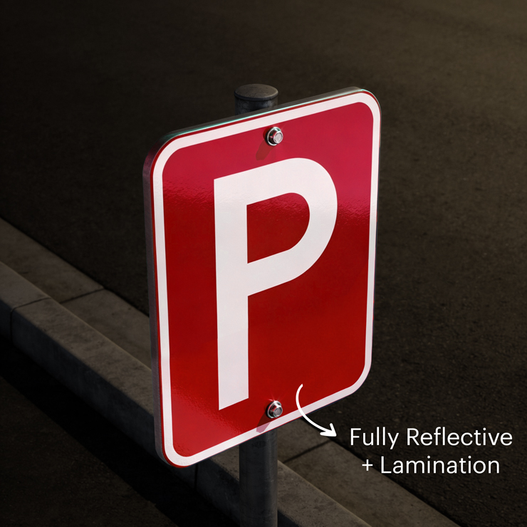 Parking-Signs-Fully-Reflective-+-Lamination