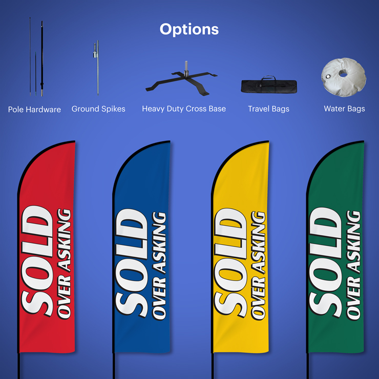 Macdonald Realty Stock Feather Flags 5