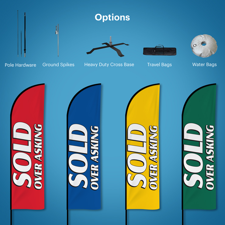 NU STREAM Stock Feather Flags 5