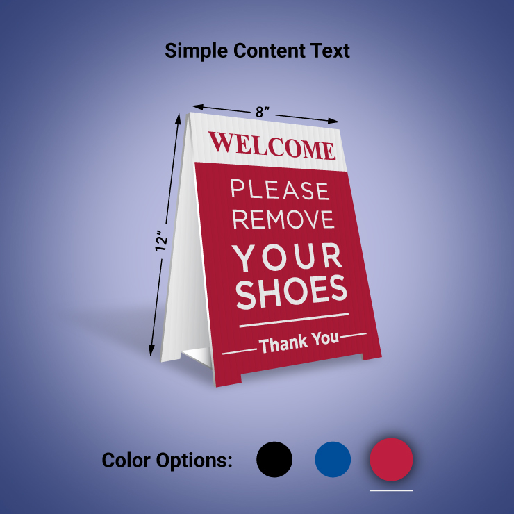 Stock-Remove-Shoes-Signs-Red-678