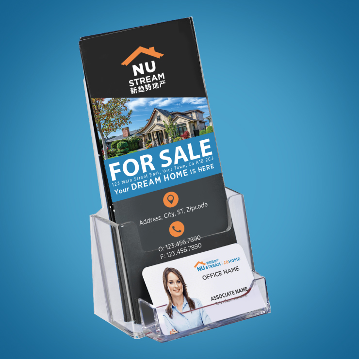 Feature Sheet Holder with Business Card Pocket 1