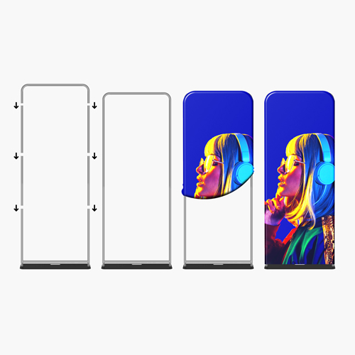 Tube-Tension-Fabric-Display---T