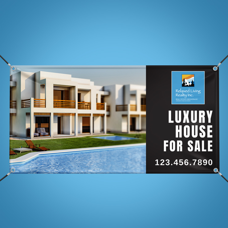 Relaxed Living Realty Inc. Vinyl Banners 1