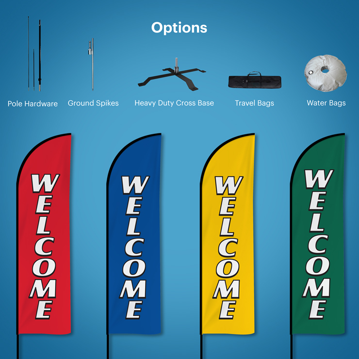 NU STREAM Stock Feather Flags 6